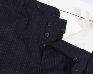 Cesare Attolini Suit Midnight Blue Stripes EU 54/ US 44