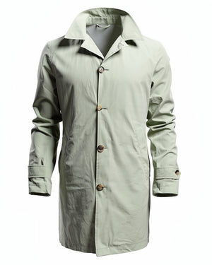 Luigi Borrelli Rain Coat Light Green EU 44 / US 34 SALE