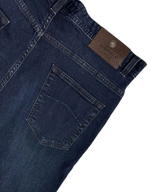 Luigi Borrelli Jeans Dark Denim Blue 34 Extra Slim Fit