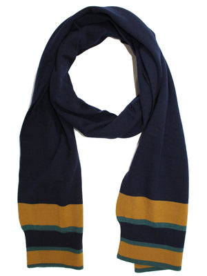 Dolce & Gabbana Men Scarf Navy Mustard