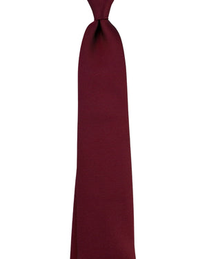 Etro Tie Solid Bordeaux Solid Grosgrain