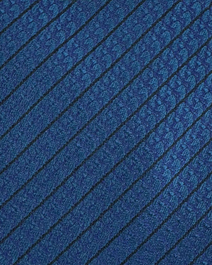 Givenchy Tie Midnight Blue Stripes Design