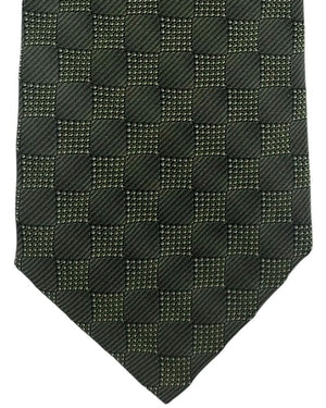 Givenchy Tie Green Damier Design