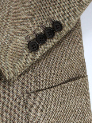 Kiton Sport Coat Linen Cashmere Brown Gray EU 50/ US 40 L - REDUCED SALE