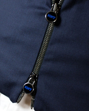 Kiton Coat Dark Navy 14 Micron