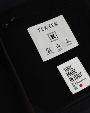 Kired Kiton Wool Peacoat Black Men TexTek