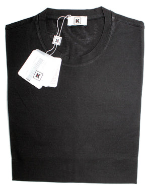 Kired Kiton T-Shirt Black Crêpe Cotton EU 48/ S SALE