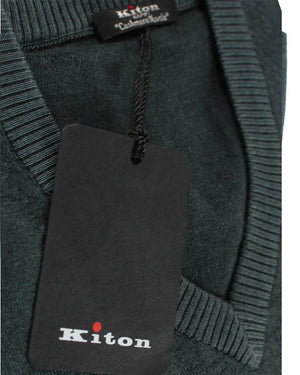 Kiton Sweater Dark Ceylon Green