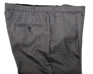 Kiton Suit Gray Check Plaid