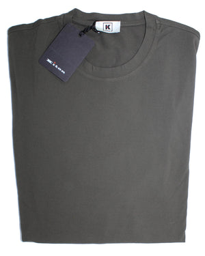 Kired Kiton Longsleeve T-Shirt Brown Crêpe Cotton EU 50 / M SALE