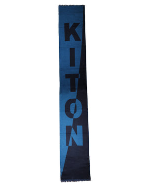 Kiton Wool Cashmere Scarf 