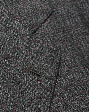 Kiton Cashmere Suit Bespoke Gray Check Plaid EU 46 - US 36 R SALE