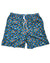 Kiton Swim Shorts L Royal Blue Brown Green Design - Men Swimwear
