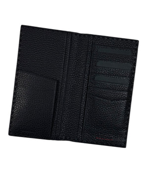 Black Grain Leather Men Wallet