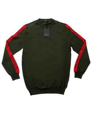Kiton Sweater Green Logo Long Sleeve T-Shirt