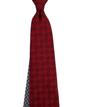 Leonard Paris Silk Tie Red Logo SALE