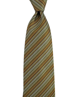 Missoni Tie Yellow and Orange Zigzag Weave