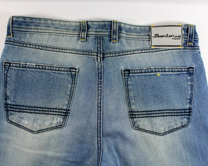 Sartorio Jeans Denim Blue Genuine