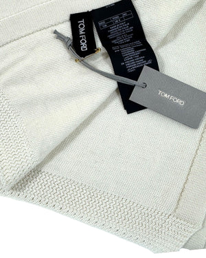 Tom Ford Cashmere Scarf Ivory White