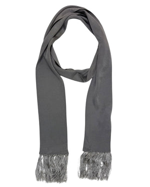 Tom Ford Scarf Gray Fringe