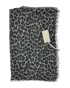 Tom Ford Scarf Gray Black New