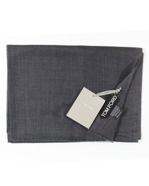 Tom Ford Scarf Gray - Silk Shawl - Men Collection