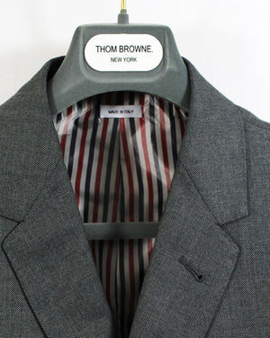 Thom Browne Sport Coat Medium Gray 4 Bar Design EU 50 / US 40 SALE