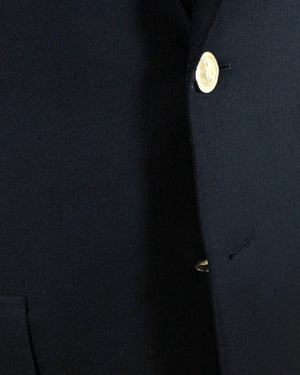 Thom Browne Wool Sport Coat Navy Slim Fit