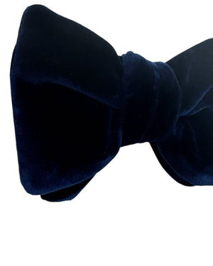 New Tom Ford Velvet Bow Tie Midnight Blue Design