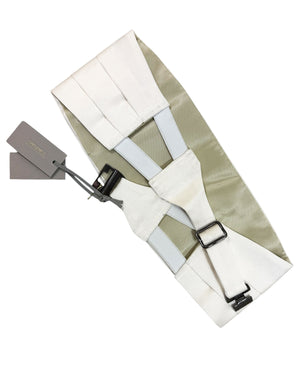 Tom Ford Cummerbund Ivory White Grosgrain M SALE