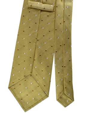 Valextra Silk Tie Yellow Beer Mug Novelty - Wide Necktie
