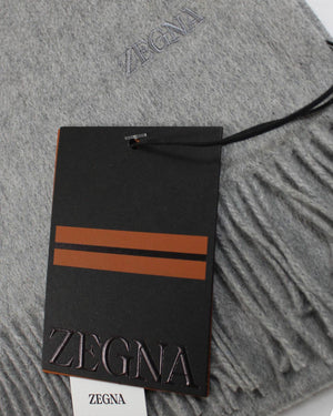 Ermenegildo Zegna Scarf Cashmere Gray - New Collection