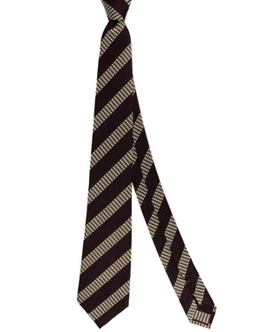 Dark Brown Stripes tie