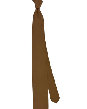 Ermenegildo Zegna Tie Tan Solid - XXX Couture - 2 Sided