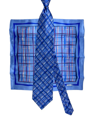Zilli authentic Tie & Matching Pocket Square Set