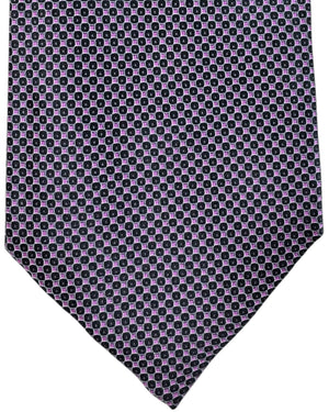 Zilli Silk Tie Pink Design - Wide Necktie