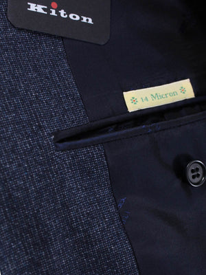 Kiton Sport Coat Dark Blue Gray