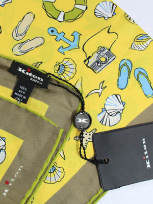 Kiton Scarf Yellow