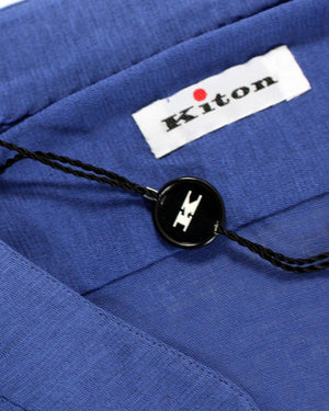 Kiton Band Collar Shirt Dark Blue 39 - 15 1/2 SALE