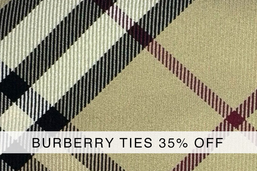 Genuine Burberry Ties