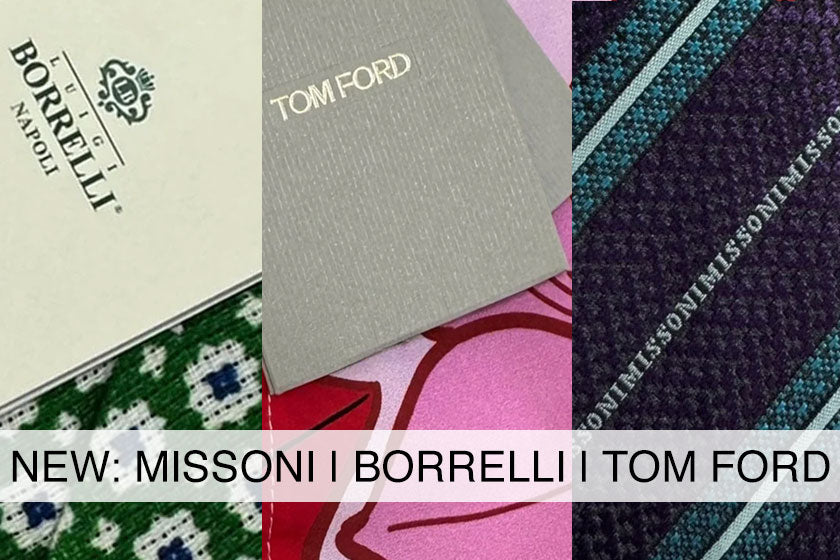 New Men Fashion Borrelli Tom Ford Missoni