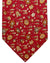 Cesare Attolini Tie Dark Red Mustard Floral