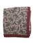 Luigi Borrelli Silk Pocket Square Pink Green Paisley