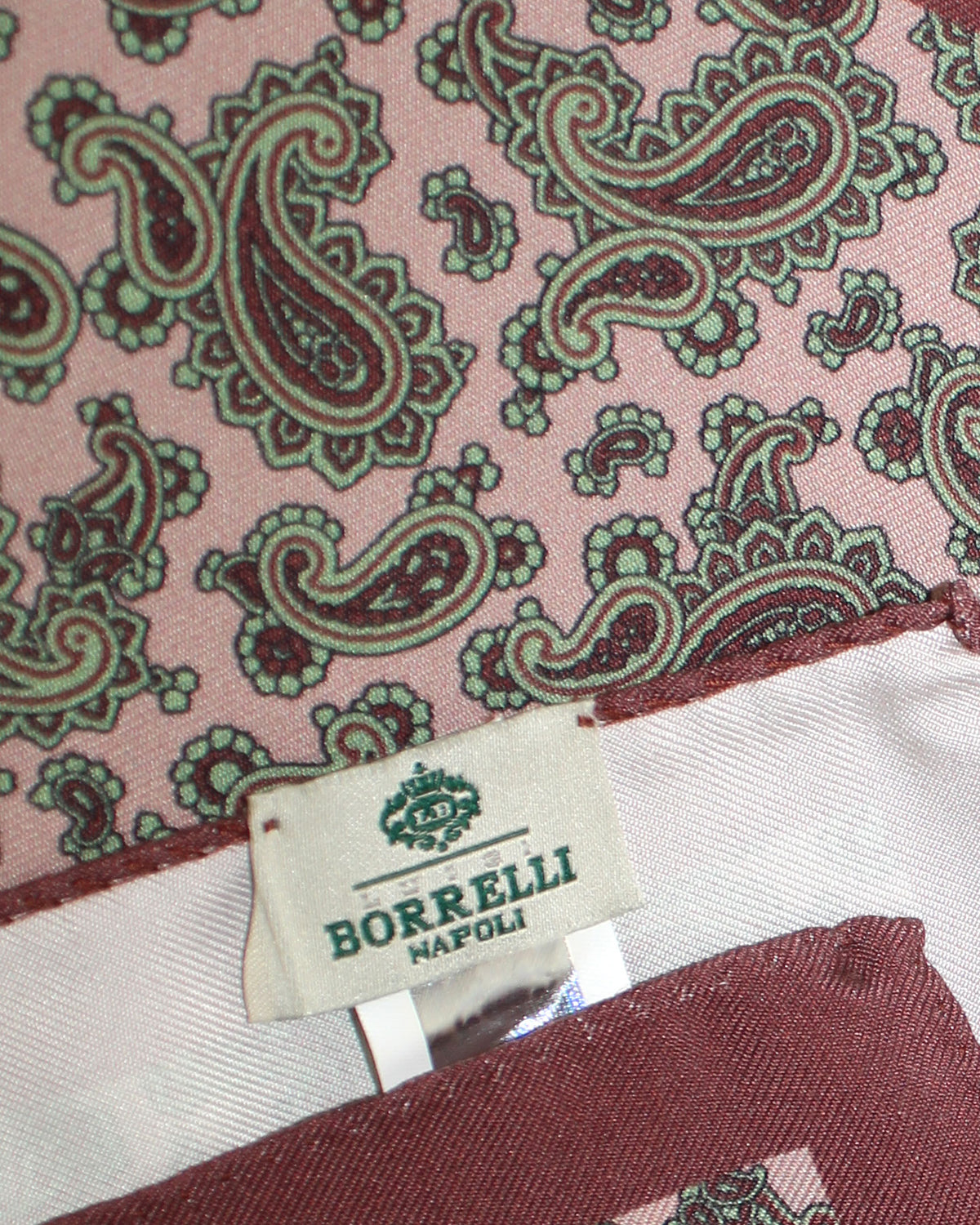 Luigi Borrelli Silk Pocket Square 