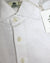 Luigi Borrelli Long Sleeve Polo Shirt White Linen Cotton