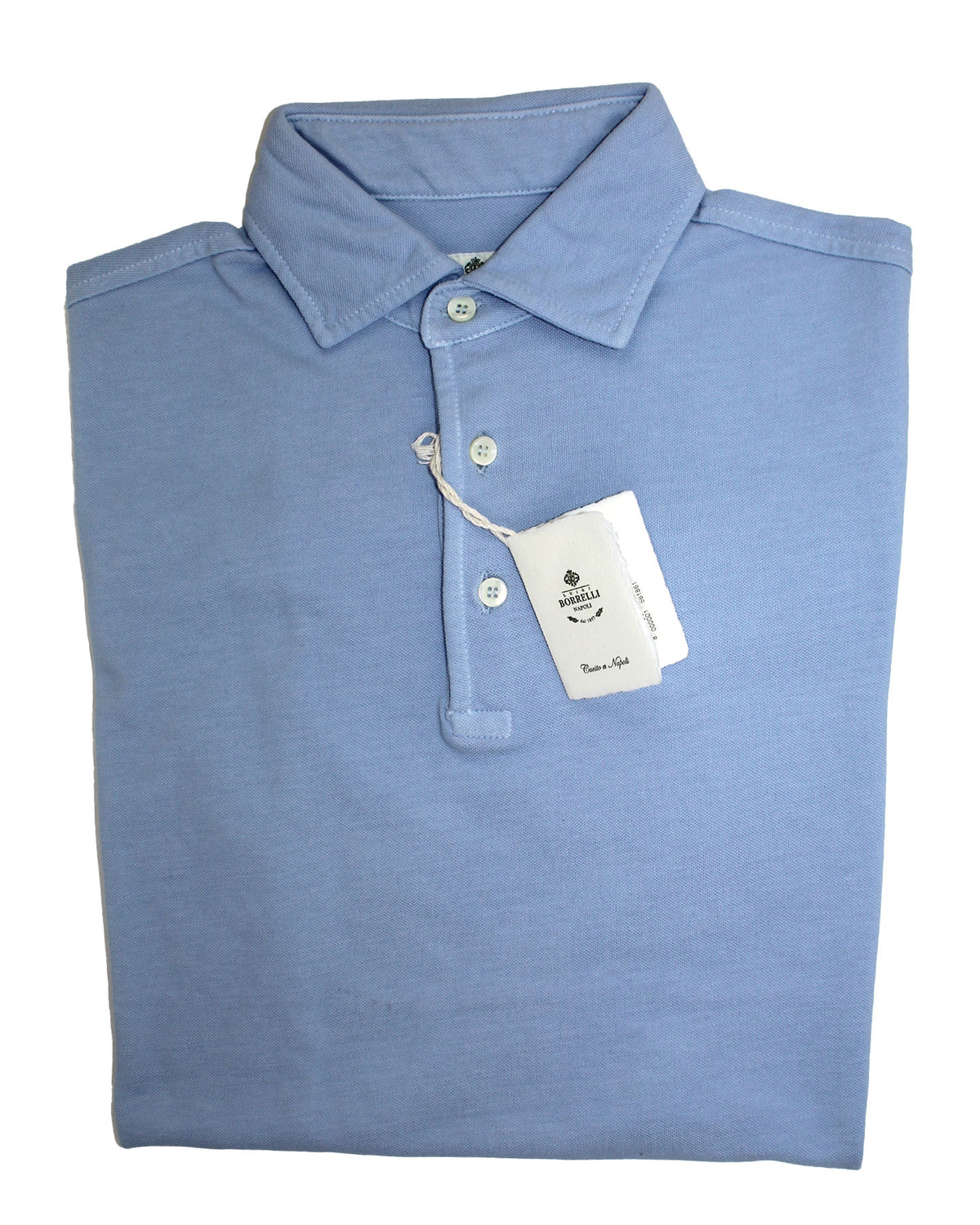 Luigi Borrelli Polo Shirt Blue 