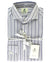 Luigi Borrelli Shirt White Navy Striped Design