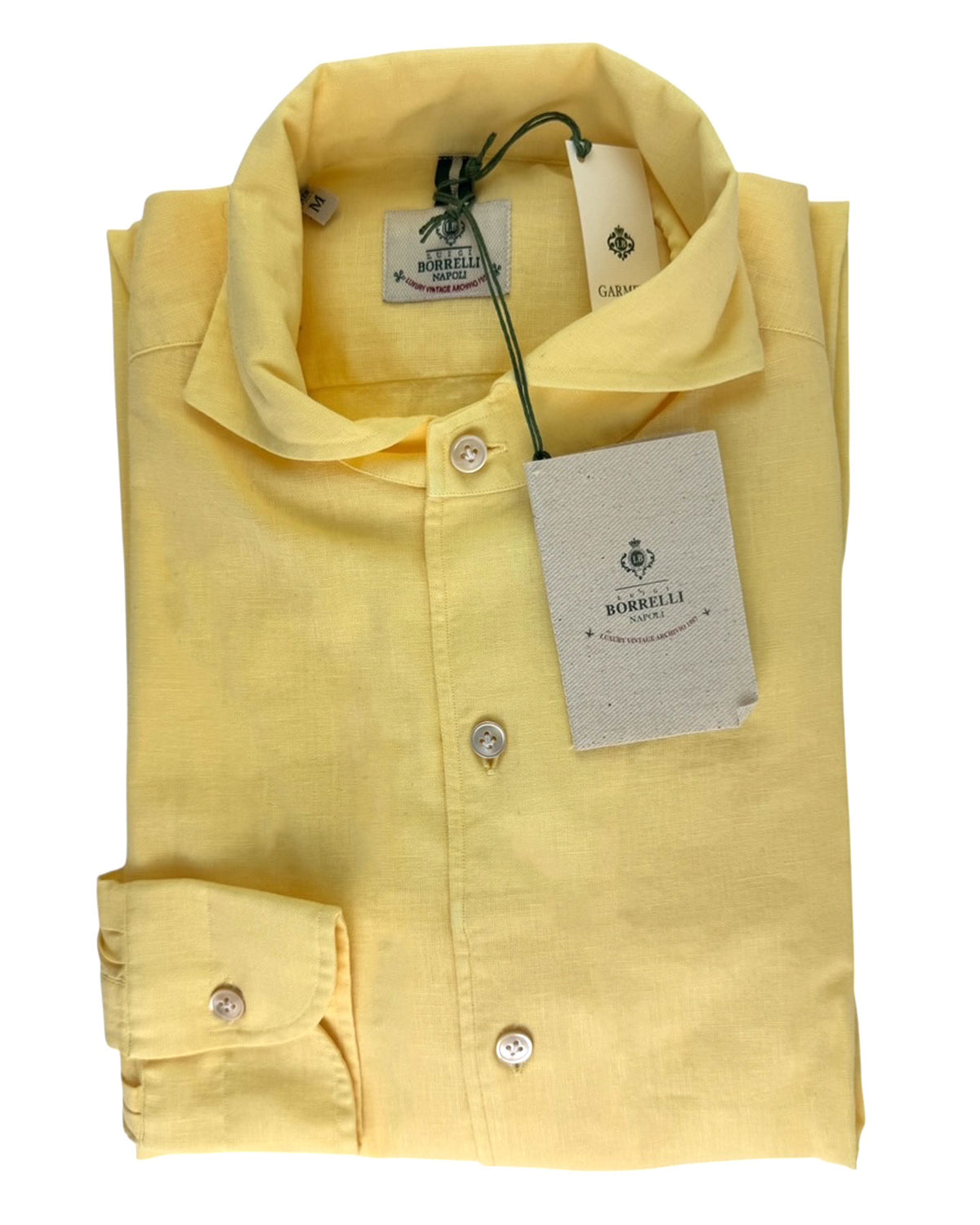 Luigi Borrelli Sport Shirt Yellow 