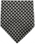 Luigi Borrelli Silk Tie Black Silver Geometric Design SALE