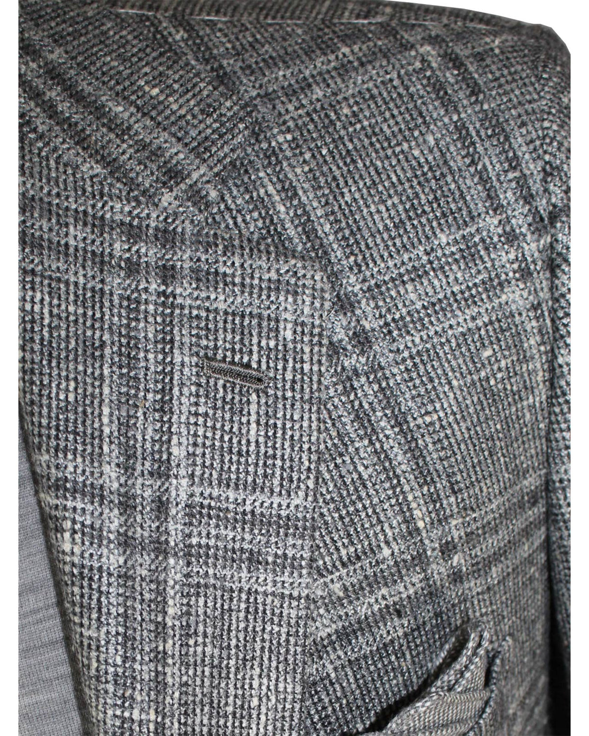 Kiton Sport Coat Gray Windowpane - Cashmere Unlined Men Blazer EUR 50 - US 40 R SALE
